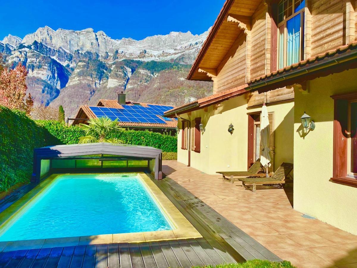 Doodle'S Amazing Chalet -Walensee - Flumserberg - Churfirsten - Heidiland - Pool - Sauna Мольс Экстерьер фото