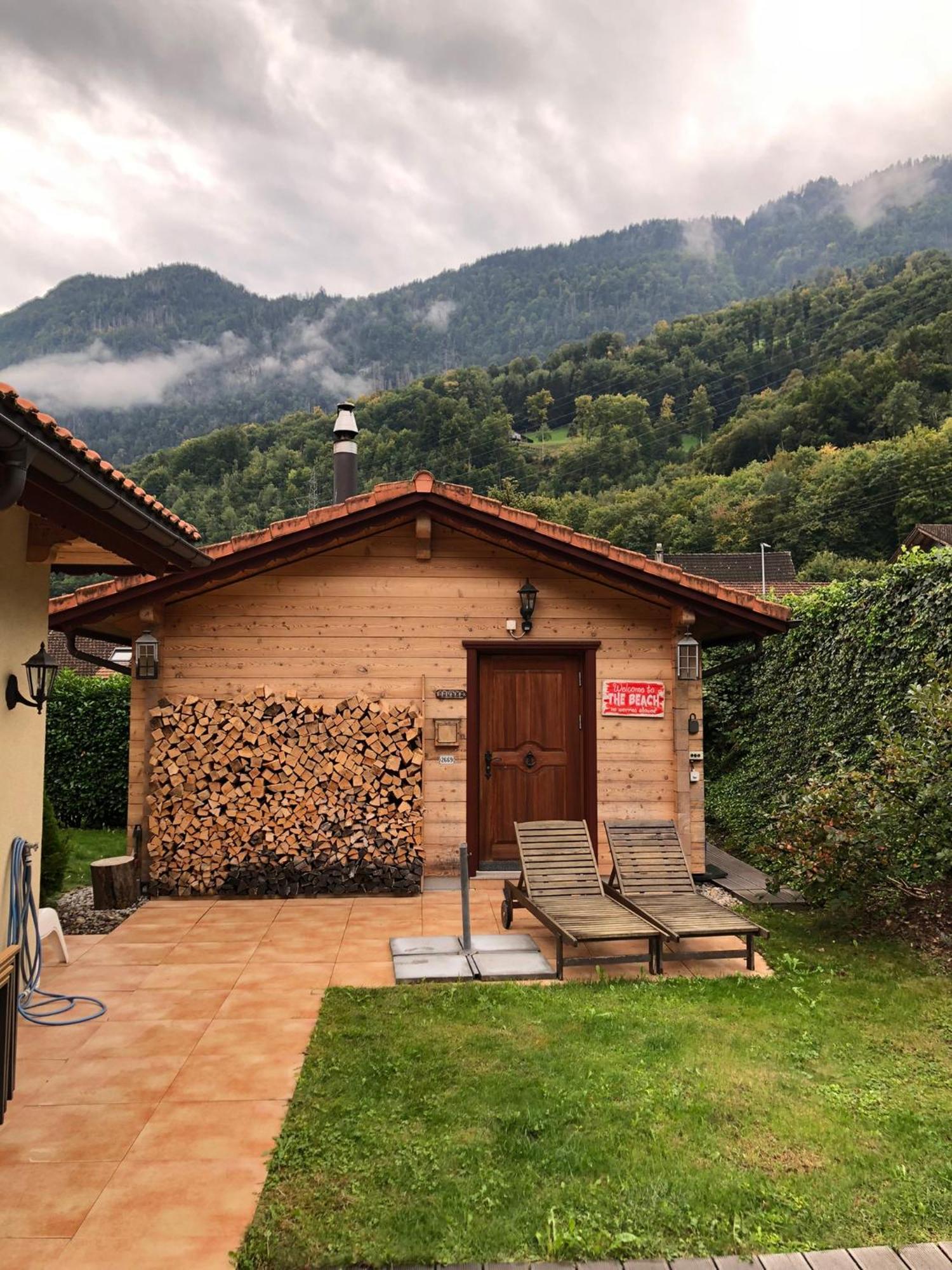 Doodle'S Amazing Chalet -Walensee - Flumserberg - Churfirsten - Heidiland - Pool - Sauna Мольс Экстерьер фото